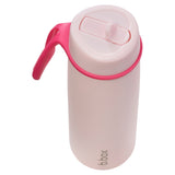 b.box Insulated Flip Top 690ml Bottle - Pink Paradise