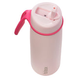 b.box Insulated Flip Top 690ml Bottle - Pink Paradise