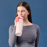 b.box Insulated Flip Top 690ml Bottle - Pink Paradise