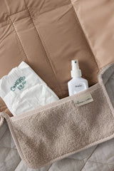 Teddy Change Mat Wallet - Nude