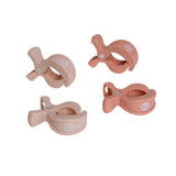 Pram Pegs 4pk - Cream/Peach