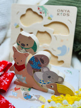 Wooden Aussie Animal Puzzle (Stacking Toy)