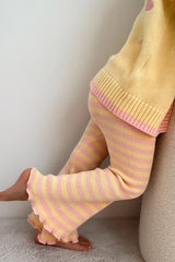 Stripe Flares ✿ Pink Lemonade