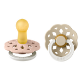 BIBS Pacifier - Boheme | Latex | Night Glow | Blush/Vanilla