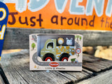 Wooden Zoo Truck Toy with Animal Figurines
