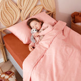 ergoPouch Organic Quilt Cover Set with Pillow Case - Berries I Tog 0.3 Single Bed