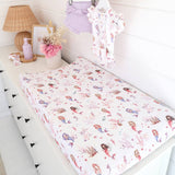 Bassinet Sheet / Change Pad Cover - Mermaid