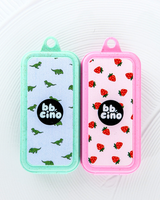Silicone Straw Set: Strawberry
