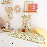 Bassinet Sheet / Change Pad Cover - Sunny Citrus