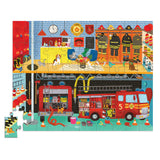 Flat House Puzzle 50 pc - Fire Station