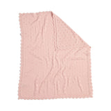 Bamboo/Cotton Heirloom Baby Blanket - Blush