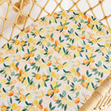 Bassinet Sheet / Change Pad Cover - Sunny Citrus