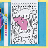 Colour by Numbers - Rainbow Garden