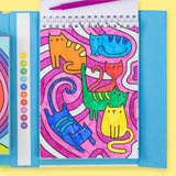 Colour by Numbers - Rainbow Garden