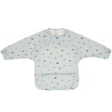 Recycled Long sleeve Bib - Sail Boats