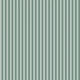 Sage Stripe Organic Fitted Bassinet Sheet/Change Pad Cover