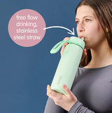 b.box Insulated Flip Top 690ml Bottle - Lagoon