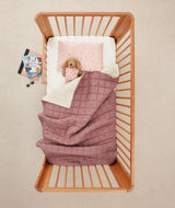 Quilted Coverlet Rosy Gingham - Cot