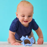 b.box Wrist Teether - Lullaby Blue Fox