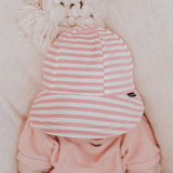Legionnaire Hat with Strap - Pink Stripe