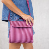 Montii Co Insulated Lunch Carrier - Ruby Stripe