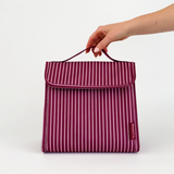 Montii Co Insulated Lunch Carrier - Ruby Stripe