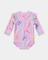 Swim Onesie L/S Twinkle Princess Mermaid