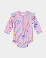 Swim Onesie L/S Twinkle Princess Mermaid