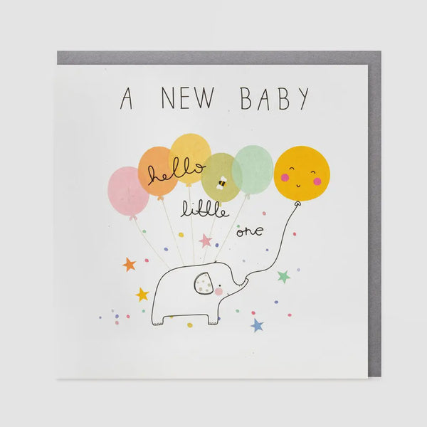 Belly Button Designs Card - Baby Elephant