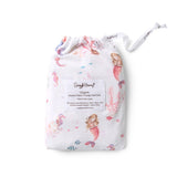 Mermaid Organic Bassinet Sheet / Change Pad Cover