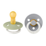 BIBS Pacifier - Colour | Latex | Night Glow | Sage/Cloud