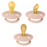 BIBS Try-it 3pk Pacifiers: Colour | Blush