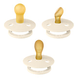 BIBS Try-it 3pk Pacifiers: Colour | Ivory