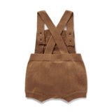 Brown Knit Romper