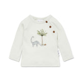 Dino Print Long Sleeve Tee