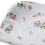 Organic Jersey Wrap & Beanie Set + Milestone Card - Kangas & Koalas