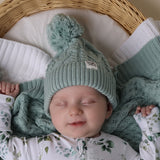 Organic Knit Beanie - Sage