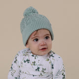 Organic Knit Beanie - Sage
