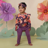 Mulberry Organic Pants with Frill