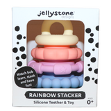 Rainbow Stacker & Teether Toy - Rainbow Pastel