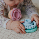 Rainbow Stacker & Teether Toy - Rainbow Pastel