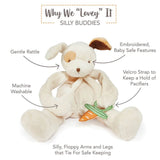 Silly Buddy Comforter - Tan Puppy 'Skipit'