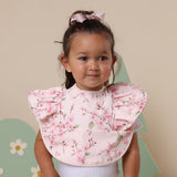 Snuggle Waterproof Bib - Cherry Blossom