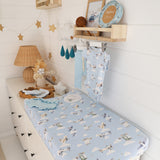 Bassinet Sheet / Change Pad Cover - Taking Flight