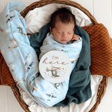 Organic Muslin Wrap - Taking Flight