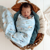 Organic Muslin Wrap - Taking Flight