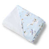 Organic Hooded Baby Towel - Taking Flight