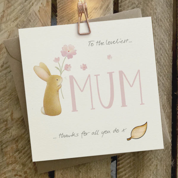 Ginger Betty Card - Mother's Day - Thanks Loveliest Mum