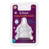 b.box Baby Bottle Anti-Colic Teat - Stage 1 (0-2m) | 2pk