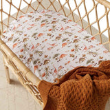 Bassinet Sheet / Change Pad Cover - Dino